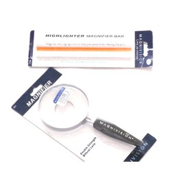 CLEARANCE Lot 2 Pack Magnifiers w Bifocal MAGNIVISION + Magnifier BAR
