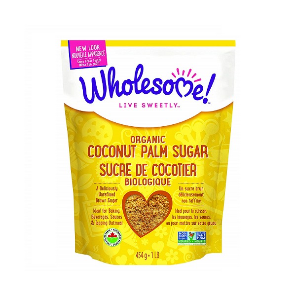 Wholesome Sweeteners Organic Coconut Palm Sugar 454 grams