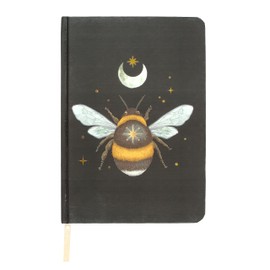 Something Different Wholesale Forest Bee A5 Notebook with Mystical Bee Design | Gold Foil Edges | Ribbon Marker | Elegant Desk Accessory | Stationery Gift | Premium Writing Pad