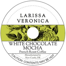White Chocolate Mocha French Roast Coffee (Single Serve K-Cup Pods) (Gourmet, Naturally Flavored, Whole Coffee Beans) (12 pods, ZIN: 575575) - 2 Pack