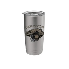 CARPE Own The Night NOCTEM Military Veterans SWAT SOF Stainless Steel Insulated Tumbler