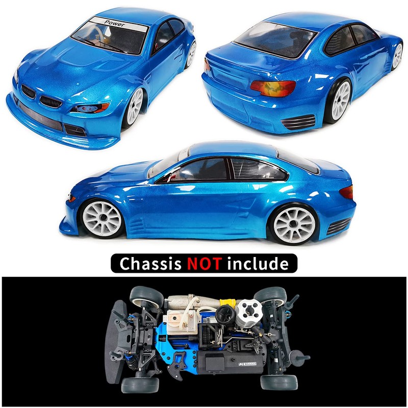 SANTAIZI 1/10 Scale E92 Style RC Body Shell Replacement for
