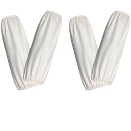 2 Pairs Waterproof Oilproof Arm Sleeves - Kitchen Oversleeves Cover Protectors for Cooking, Dish Washing, Gardening, Milking Parlour