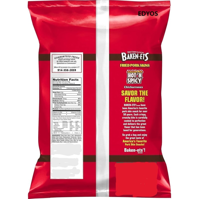 Fried Pork Skins Variety 4 - Pack (2) Traditional 4
