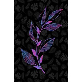 A Violet Leaf: Notebook & Journal, College Ruled