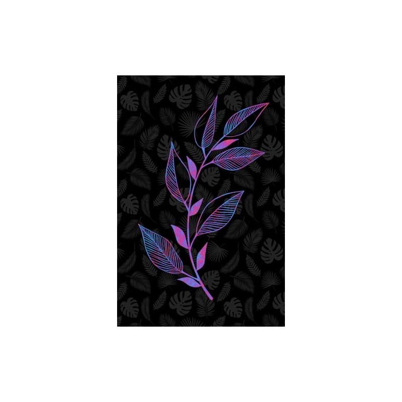 A Violet Leaf: Notebook & Journal, College Ruled