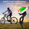 Wireless Bike Computer LED Digital Bicycle Speedometer Odometer Multifunction Cycle
