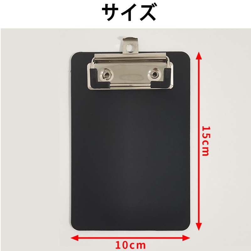 Clipboard Plastic Mini Document Organizer Message Clip Binder Notepad Storage