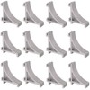 12 Pcs Refrigerator Shelf Clips Silver Fridge Cooler Shelf Support