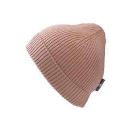 Sterntaler GOTS Knitted Rib Baby Hat Made of Organic Cotton with Envelope - Soft Knitted Hat for Babies in Ribbed Pattern, Velvet pink.