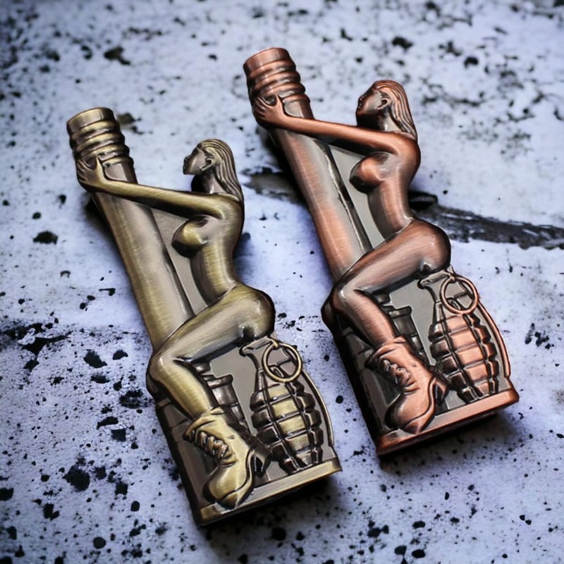 Butane Torch Lighter, Refillable Lighter, Butane Soft Flame (No Gas)-Red