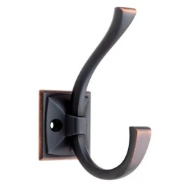 Liberty Hardware 137246 Rua Vista Coat & Hat Hook Bronze w/ Copper