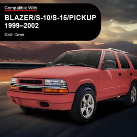 Dash Cover Dashboard, Fit Chevy S10 Blazer/S10 Pickup/GMC S15 Jimmy/GMC Sonoma 1998 1999 2000 2001 2002,Fit Oldsmobile Bravada 1998-2000 Dash Board Cover Dark Gray