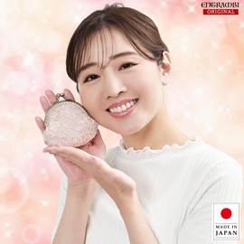 [ENTRAMBI] Made in Japan Lace, Coin Purse, Coin Purse, Hand Sewn, Handmade, Black