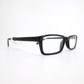 Unbranded MP 1009 BK Black Mens Rectangle Full Rim Eyeglasses 51-17-140