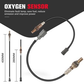 QIJIAUTO O2 Oxygen Sensor for Subaru Forester 2011-2013 2.5L, Impreza 2009-2014 2.5L, Upstream & Downstream, Replaces 22641AA42A, 22641AA420, 234-9035, 250-54064 - Fix P0031, P0137, P113A Fault Codes
