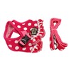 Dog Harness Leash Adjustable Escape Proof Breathable Safe Dots Design