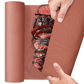 Butcher Paper for Smoking Meat, Pink Butcher Paper Disposable, Food Grade KraftPaper for Grill Smoker Fish Meat Grill, Perfect Cooking of Juicy, No Waxed WrappingPaper BBQ Accessories 30.5cm x 60ft