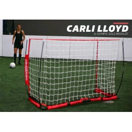 PowerNet Portable Soccer Goal Net and Ball Carry Bag Bundle | Full Frame - 6x4 Bundle