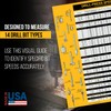 Magnetic Drill Press Chart Sign | USA Made | RPM