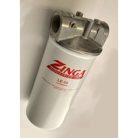 Zinga Filter Assembly - 1-1/4 NPT Housing with 10 Micron Filter