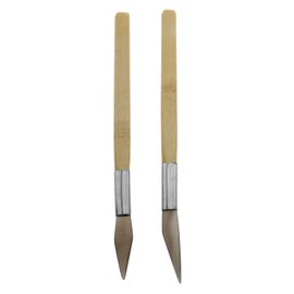 E-outstanding 2PCS Agate Burnisher Scoring Jewelers Carving Craft Polishing Silver Jewelry Accessory Makers Repairing Workers for Stone Setting Tools Burnishing Tool Knife, Knife Type and Sword Type