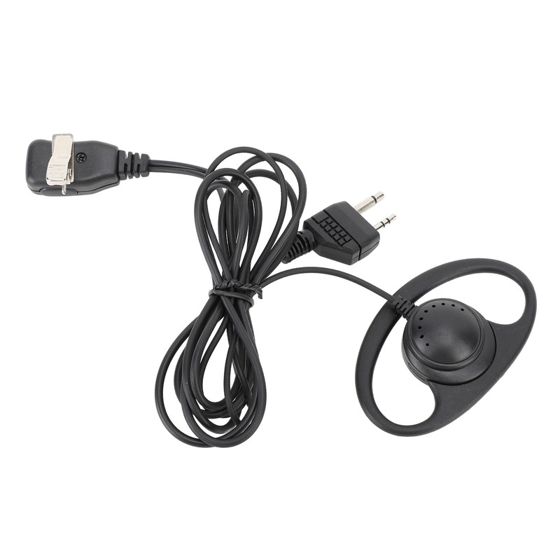 2 Way Radio Earpiece 2 Pin Plug D Shape Security
