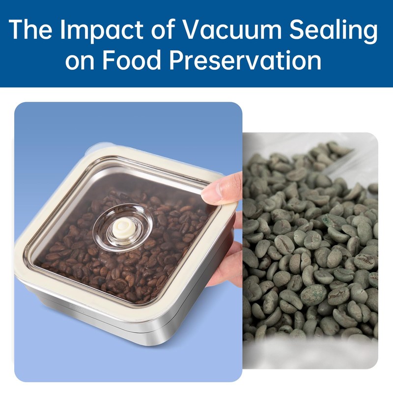 R-PACK Vacuum Food Jar for Freshness - Airtight Food Storage