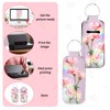 CIATBYYJ 100 Pcs Sublimation Blanks Lip Gloss Keychain Holder, Portable