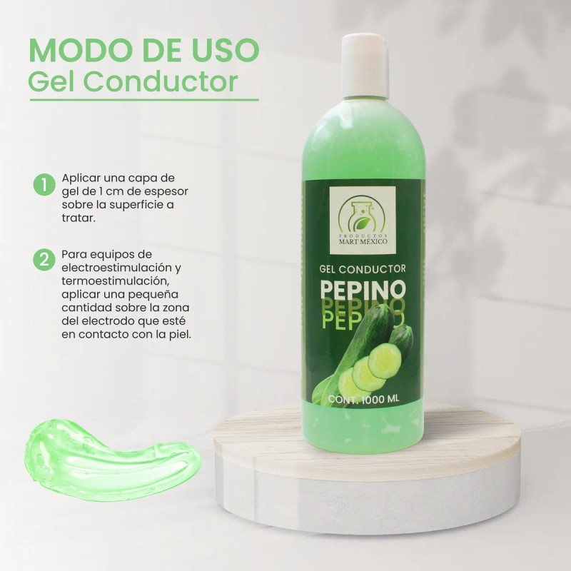 Gel Conductor De Pepino Facial & Corporal Aparatología 1 L