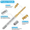 sourcing map Tap and Drill Bit Set, 2pcs M2 x