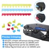 50pcs Nylon Flag Spade Female Insulated Quick Disconnects 22-18/16-14/12-10AWG Right
