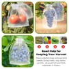 100Pcs Fruit Protection Bags 5''×7'' Fruit Netting Bags for Fruit