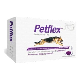 Petflex Colageno Ucii 30 Cap Suplemento Perro Chondroflex