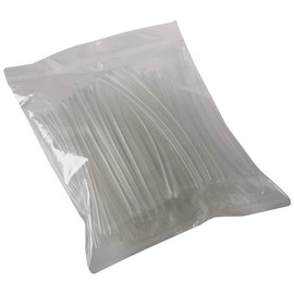 ChiliTec Heat Shrink Tubing Assortment 100 Pieces Shrink Rate 2:1 10 cm Long 6 Sizes Transparent