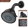 Voolan High Pressure Shower Head - 5 Function Rain Shower