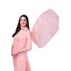TRENDMALLS Women's Cotton Embroidery Kurta Pant Suit Set (TM.G103-LightPink-XL)