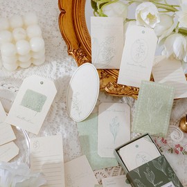 Alideco 180pcs Scrapbook Paper Vintage Border Message Scrapbooking Paper for Journaling Supplies, Decorative Craft Paper for Junk Journals (wanwusenlin)