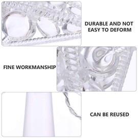 Uonlytech Christmas Tree Topper Crystal Star Tree Topper Rhinestone Christmas Star Light up Christmas Tree Stars Christmas Table Decoration Ornament Party Prop (Blue Light)