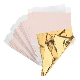 LALAFINA 100 Sheets Flakes Leaf Sheets for Gilding Craft Foil Furnishings Foil Flakes DIY Furnishings Supplies Arts