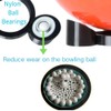 Bowling Ball Rotating Cup with Anti-Roll Off Design and Nylon