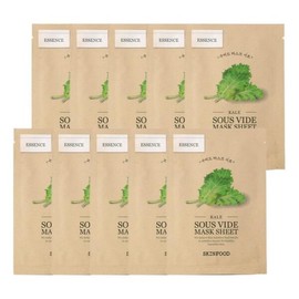 Skin Food 스킨푸드 케일 수비드 마스크 시트 18g 10매 Skinfood Kale Sous Vide Mask Sheet 18g 10 pieces [[0001] Basic Product]