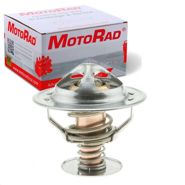 MotoRad Front Engine Coolant Thermostat compatible with GMC Sierra 3500