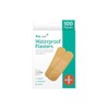 Assorted Size Waterproof Plasters Pack, 100 Count, Flexible Durable Protection
