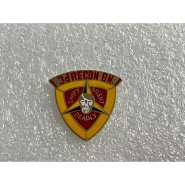USMC 3RD RECON BATTALION OF THE 3RD MARINE DIVISION HAT PIN