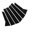 6Pcs B Pillar Posts Trim Glossy Black Exterior Window Decal