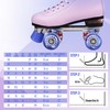SMOOJOY Quad Roller Skates for Women and Men - PU