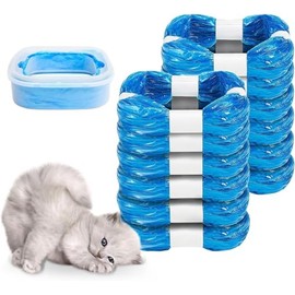 10 Pack Litter Refills for Standard and Enhanced Elite Litter Refill Boxes, Litter Genie Refill Bags, Purple (includes 2 non-original refill boxes)