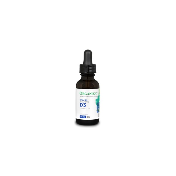 Organika Vitamin D3 Liquid 2500 IU 30 mL