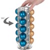 Coffee Capsule Stand 360° Rotation Anti Slip Thick Base Wrought